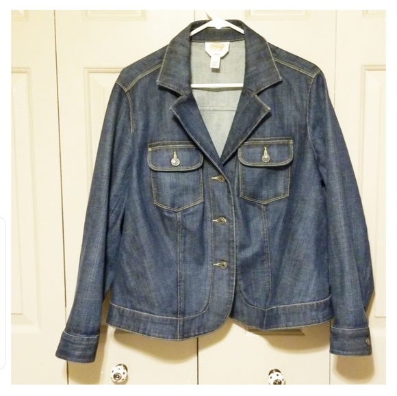 Talbots Jackets & Blazers - TALBOTS blue jean jacket